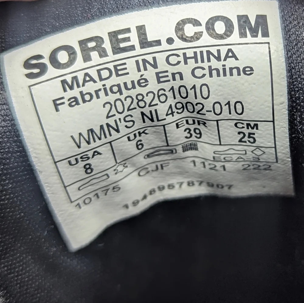 SOREL Evie Sport Lace Bootie NWT Sz 8 - Picture 13 of 14